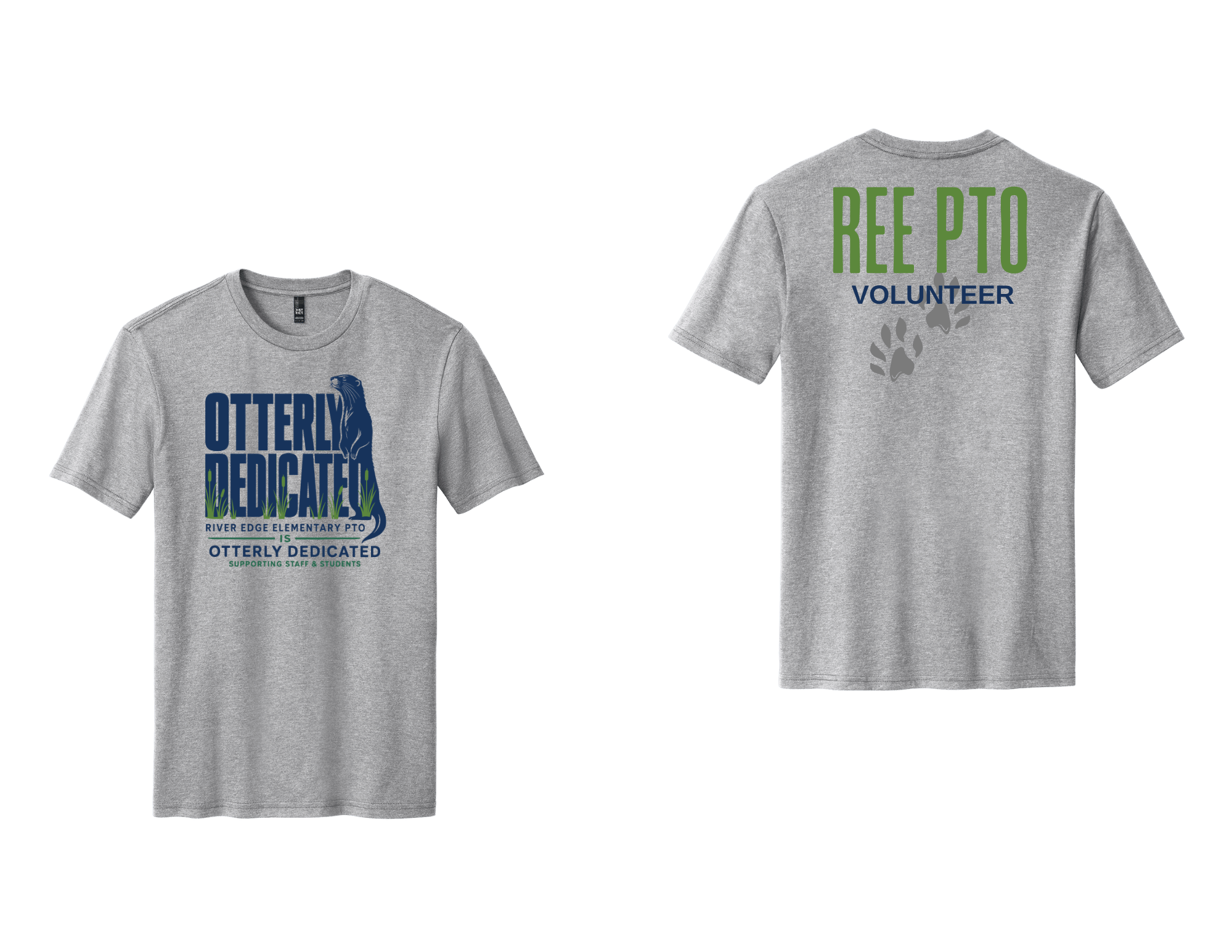 Front and back of the 2026 Adult REE PTO short-sleeve shirt